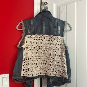Jean jacket vest perfect for summer
